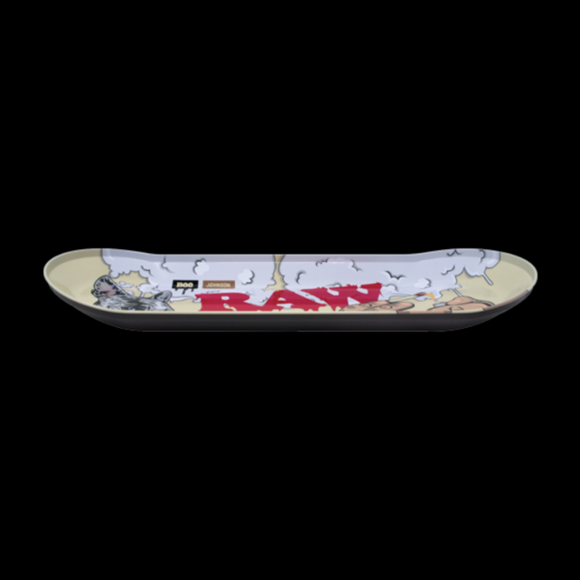 RAW X Boo Johnson Skate Deck Rolling Tray