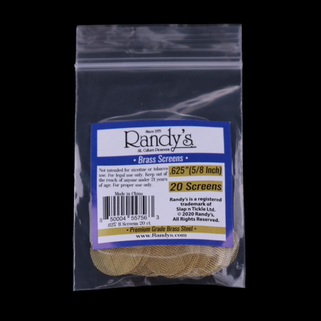 Randy's Brass Pipe Screens 20 Pack