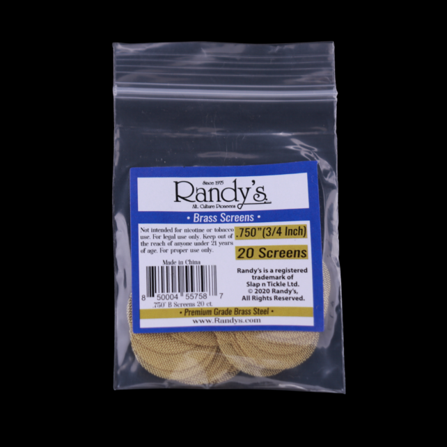 Randy's Brass Pipe Screens 20 Pack