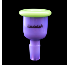 Illadelph 14mm 2-Tone Bell Slide Green/Purple