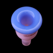 Illadelph 14mm 2-Tone Bell Slide Purple/Pink