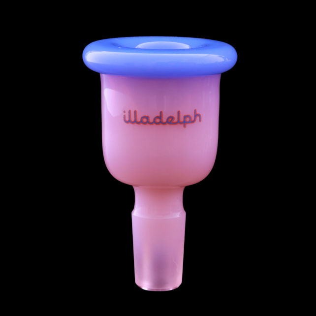 Illadelph 14mm 2-Tone Bell Slide Purple/Pink