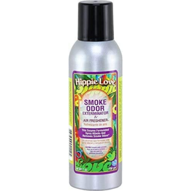Smoke Odor Exterminator Air Freshener - Hippie Love 7 Oz