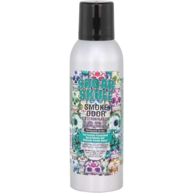 Smoke Odor Exterminator Air Freshener - Sugar Skull 7 Oz