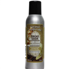 Smoke Odor Exterminator Air Freshener - Caramel Vanilla Latte 7 Oz
