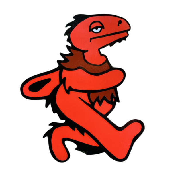 Elbo Glass Large Dancing Dino Dab Mat