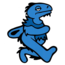 Elbo Glass Elbo Glass Small Dancing Dino Dab Mat
