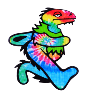 Elbo Small Dancing Dino Dab Mat Tie Dye