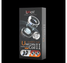 Lookah Unicorn Quartz Coil - 2 Coil & 4 Dish