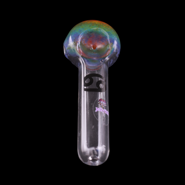 JF Handpipe Zodiac AS01-RN Rainbow Frit
