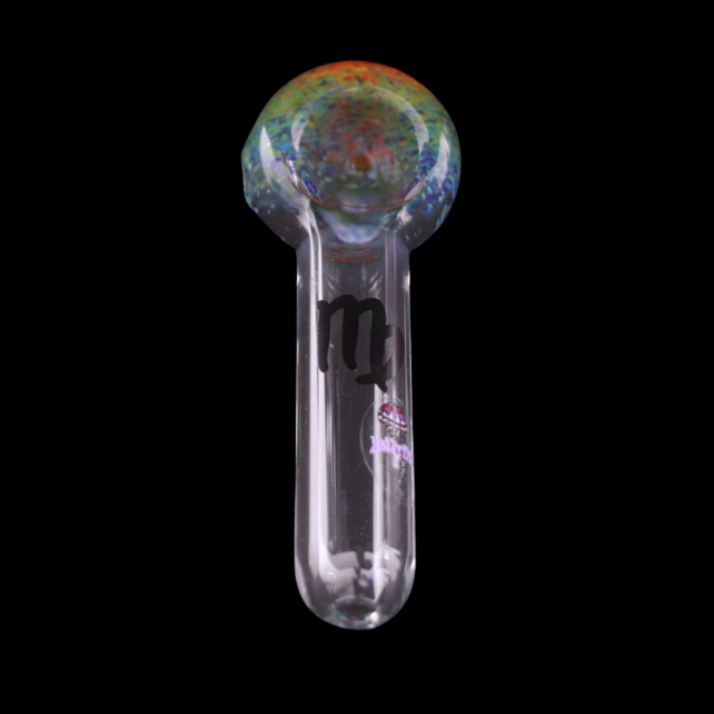 JF Handpipe Zodiac AS01-RN Rainbow Frit