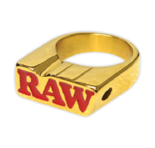 Raw Gold Smokers Ring
