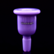 Illadelph 14mm Single Color Bell Slide Milky Purple / White Lettering