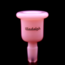 illadelph Illadelph 14mm Single Color Bell Slide Milky Pink / White Lettering