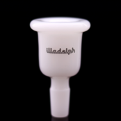 Illadelph 14mm Single Color Bell Slide Milky White / White Lettering