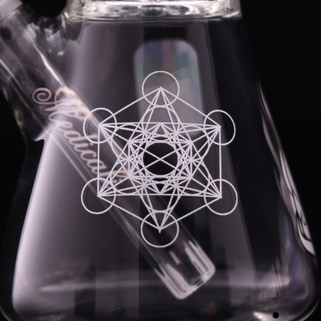 Medicali 13 Inch Double 8 Tree Beaker