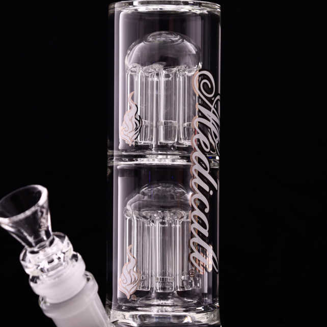 Medicali 13 Inch Double 8 Tree Beaker