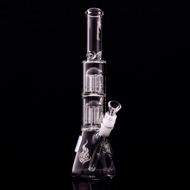 Medicali 13 Inch Double 8 Tree Beaker