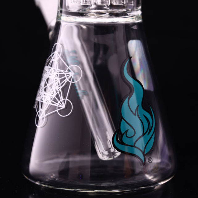 Medicali 13 Inch Double 8 Tree Beaker