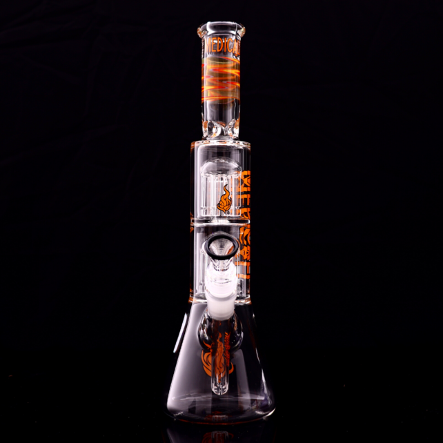 Medicali Reversal 13 Inch Double 8 Tree Beaker