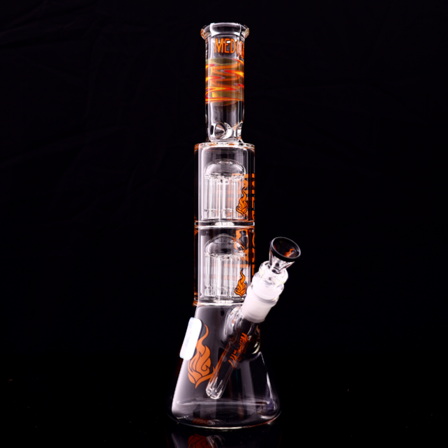 Medicali Reversal 13 Inch Double 8 Tree Beaker