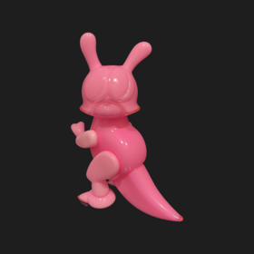 Elbo Glass X Skoloct Skobo Limited Edition Vinyl Pink Toy