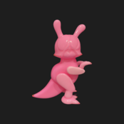 Elbo Glass X Skoloct Skobo Limited Edition Vinyl Pink Toy