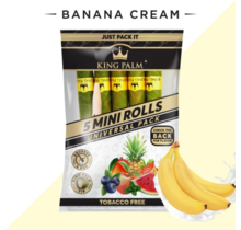 King Palm Cone Banana Cream 5 Pack Mini