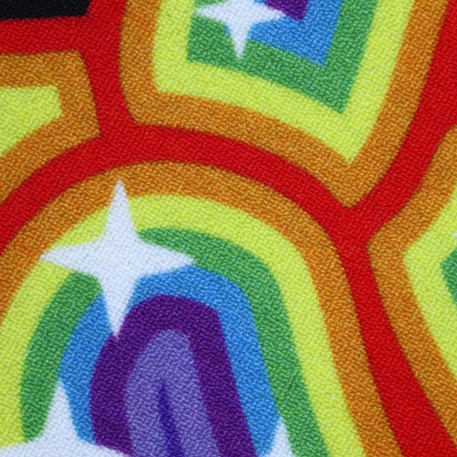 BlitzKriega Multi Colored Balloon Dog Rug