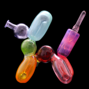 BlitzKriega Mini Balloon Dog Rainbow Clear
