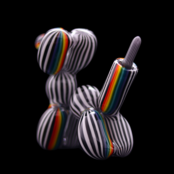 BlitzKriega Mini Balloon Dog Zebra Rainbow