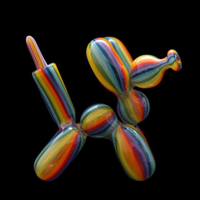 BlitzKriega Mini Balloon Dog Rainbow