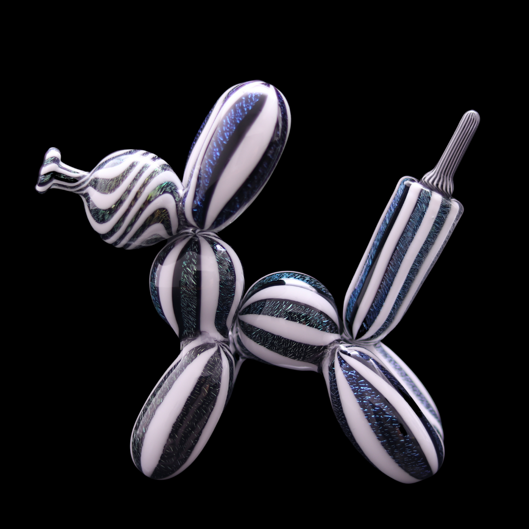 Blitzkriega Glass Balloon Dog Keychain - ResRemover