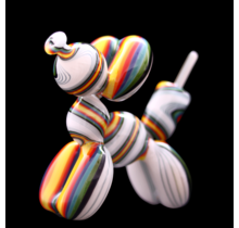 BlitzKriega Full Size Balloon Dog Orange White Green