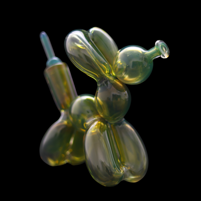 BlitzKriega Full Size Balloon Dog Green