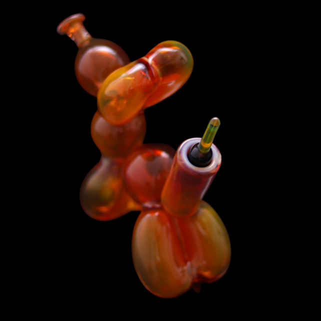 BlitzKriega Full Size Balloon Dog Red/Orange