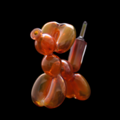 BlitzKriega Full Size Balloon Dog Red/Orange