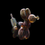 BlitzKriega Full Size Balloon Dog Shitter Washed Amazon