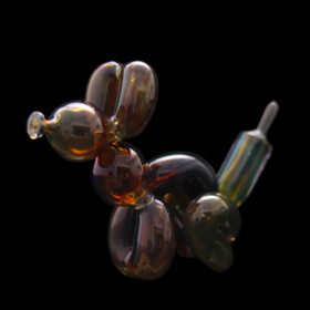 BlitzKriega Full Size Balloon Dog Shitter Washed Amazon