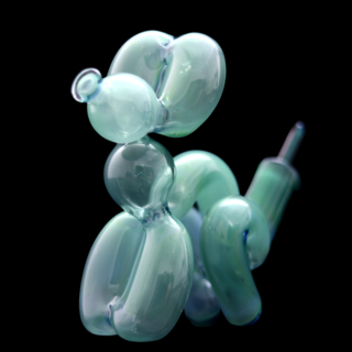 BlitzKriega Full Size Balloon Dog Shitter Green Benjamin