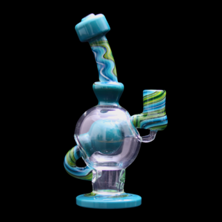 Augy Glass Linework Ball Rig OG Agua Azul