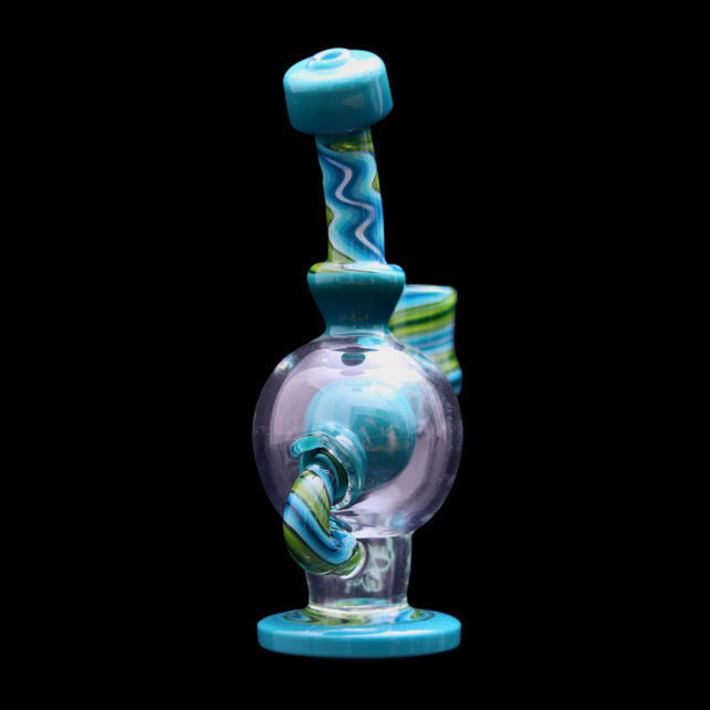 Augy Glass Linework Ball Rig OG Agua Azul