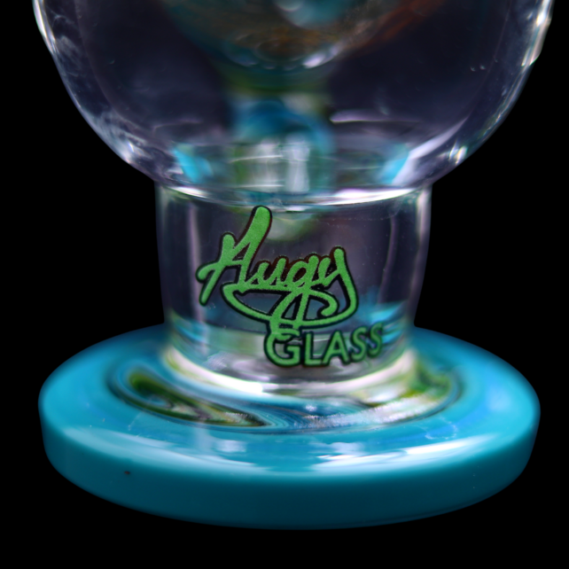 Augy Glass Linework Ball Rig OG Agua Azul