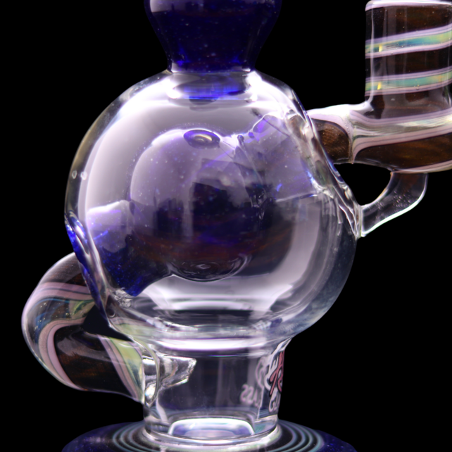 Augy Glass Linework Ball Rig OG Blue Blizzard