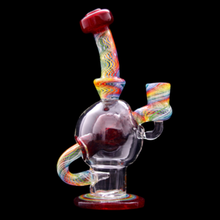 Augy Glass Linework Ball Rig OG Red Blizzard
