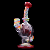 Augy Glass Linework Ball Rig OG Red Blizzard
