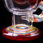 Augy Glass Linework Ball Rig OG Red Blizzard