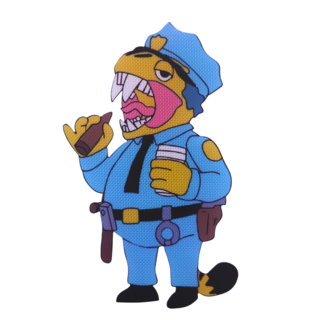 GZ1 x Elbo Silicone Mat - Dino Wiggum
