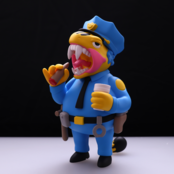 GZ1 x Elbo 10" Dino Wiggum Vinyl Toy