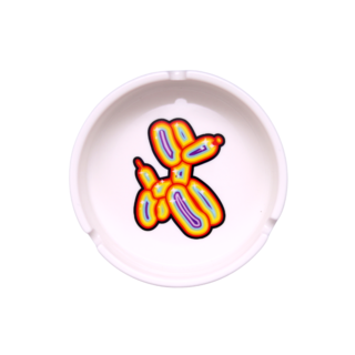 BlitzKriega White Ceramic Ashtray